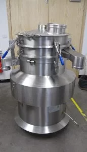 Gough Stainless steel vibrating separator.